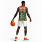 South Africa Springbok Basketball Jersey Christmas Tree - Lightning Art - African Pride