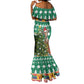 South Africa Springbok Mermaid Dress Christmas Tree - Lightning Art