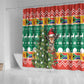 South Africa Springbok Shower Curtain Christmas Tree - Lightning Art