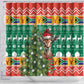 South Africa Springbok Shower Curtain Christmas Tree - Lightning Art