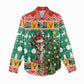South Africa Springbok Women Casual Shirt Christmas Tree - Lightning Art LT18