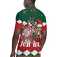 Personalized South Africa Merry Christmas Rugby Jersey Springbok With King Protea
