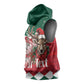 Personalized South Africa Merry Christmas Sleeveless Hoodie Springbok With King Protea - African Pride
