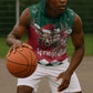 Personalized South Africa Merry Christmas Sleeveless Hoodie Springbok With King Protea - African Pride