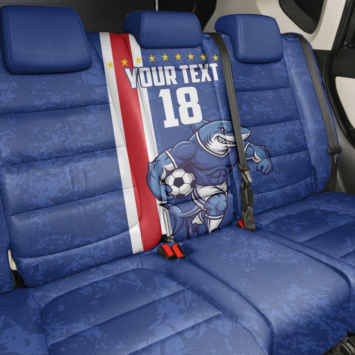 Cape Verde Pride Custom Back Car Seat Cover The First Voyage Of Champions - African Pride