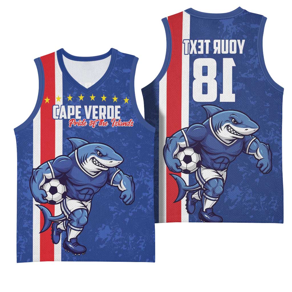 Cape Verde Pride Custom Basketball Jersey The First Voyage Of Champions - African Pride