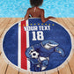 Cape Verde Pride Custom Beach Blanket The First Voyage Of Champions - African Pride