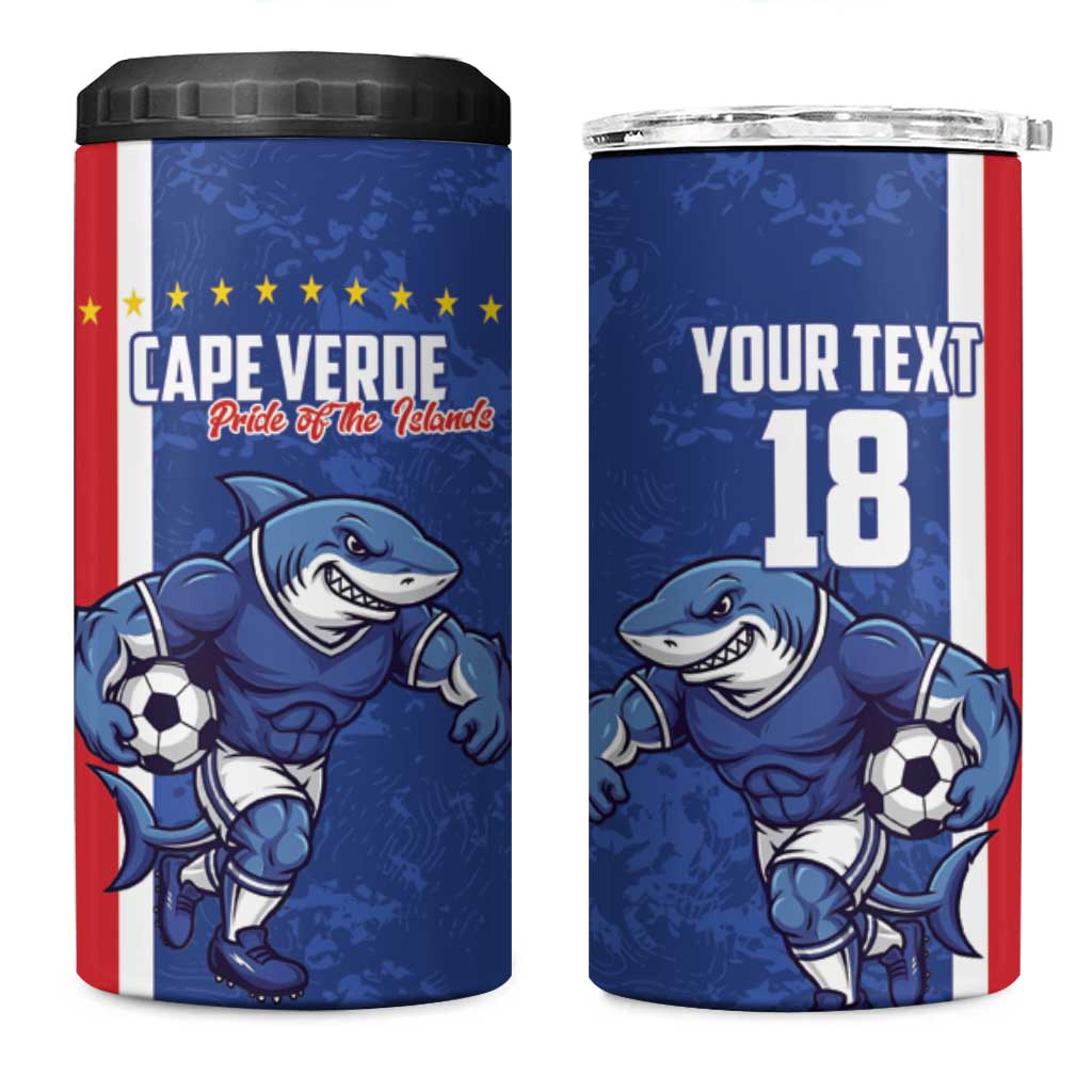 Cape Verde Pride Custom 4 in 1 Can Cooler Tumbler The First Voyage Of Champions - African Pride