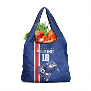 Cape Verde Pride Custom Grocery Bag The First Voyage Of Champions - African Pride