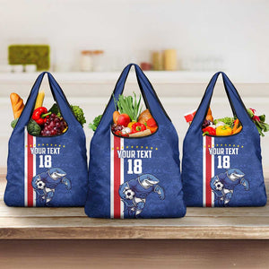Cape Verde Pride Custom Grocery Bag The First Voyage Of Champions - African Pride