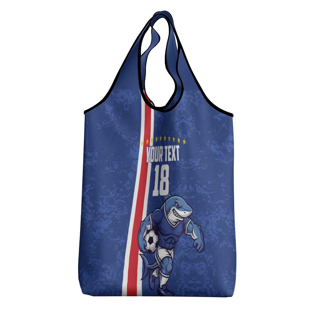 Cape Verde Pride Custom Grocery Bag The First Voyage Of Champions - African Pride