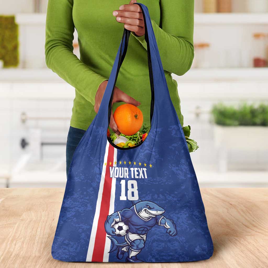 Cape Verde Pride Custom Grocery Bag The First Voyage Of Champions - African Pride