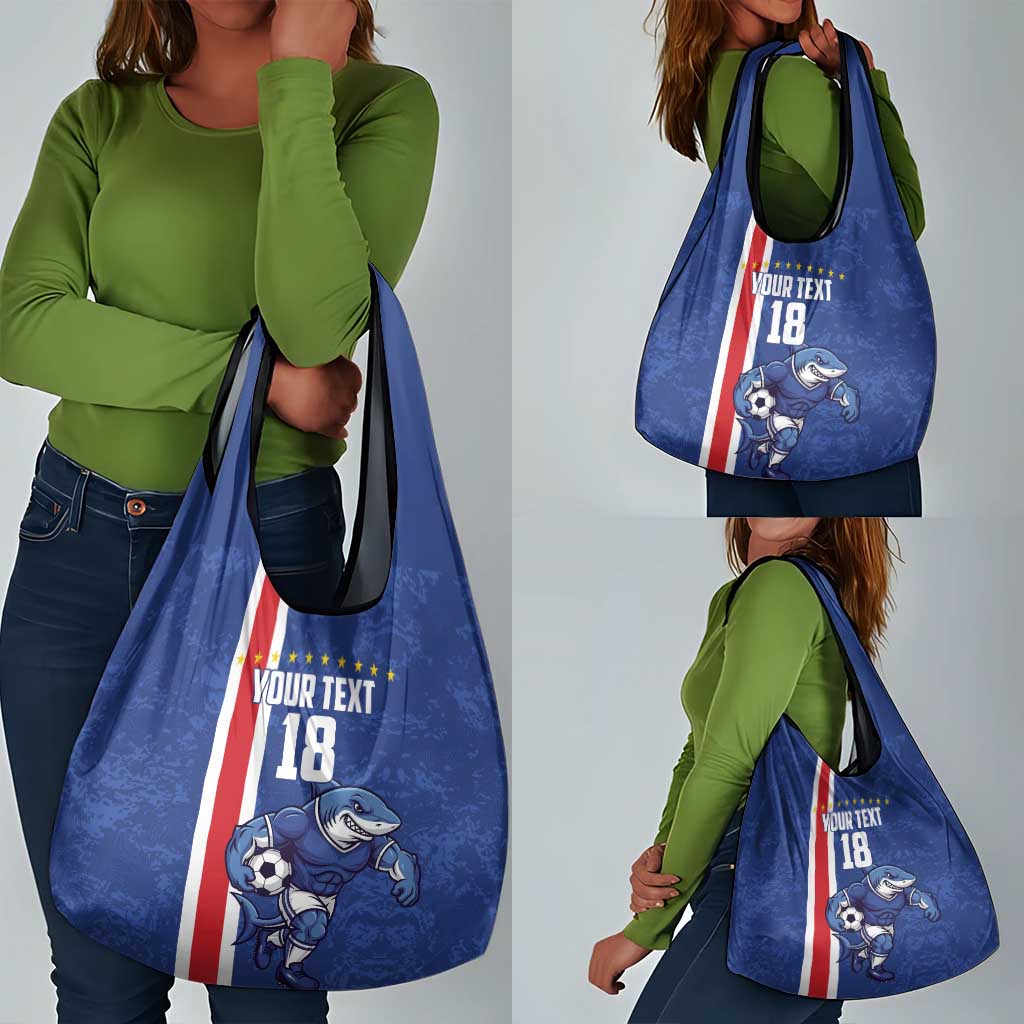 Cape Verde Pride Custom Grocery Bag The First Voyage Of Champions - African Pride