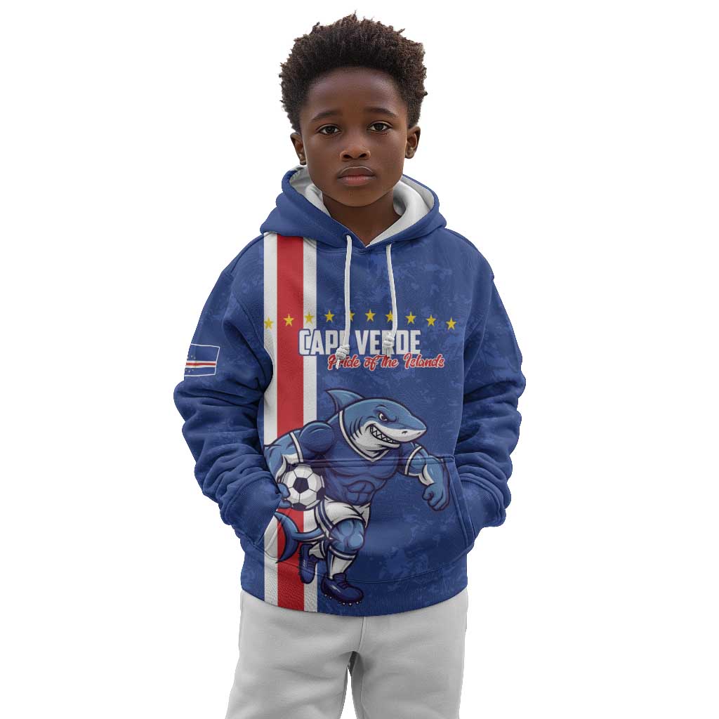 Cape Verde Pride Custom Kid Hoodie The First Voyage Of Champions - African Pride