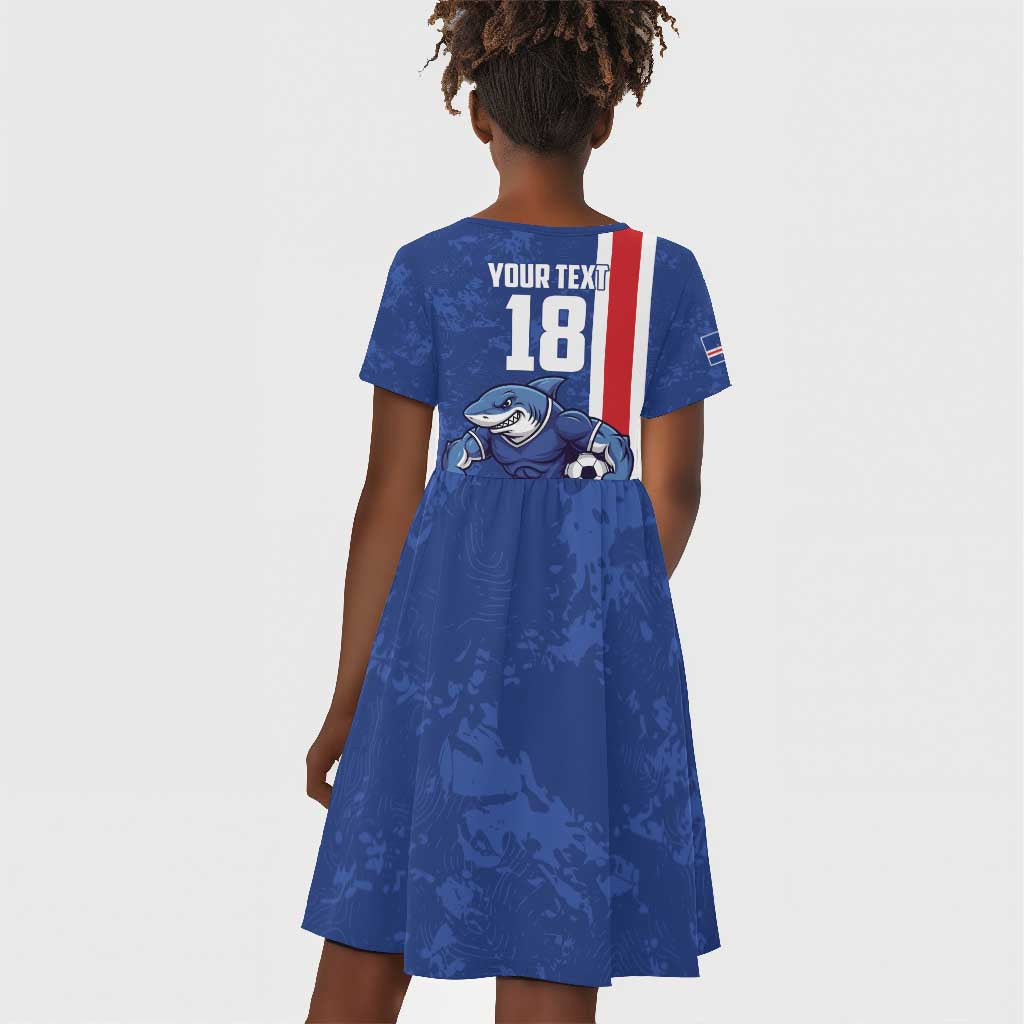 Cape Verde Pride Custom Kid Short Sleeve Dress The First Voyage Of Champions - African Pride