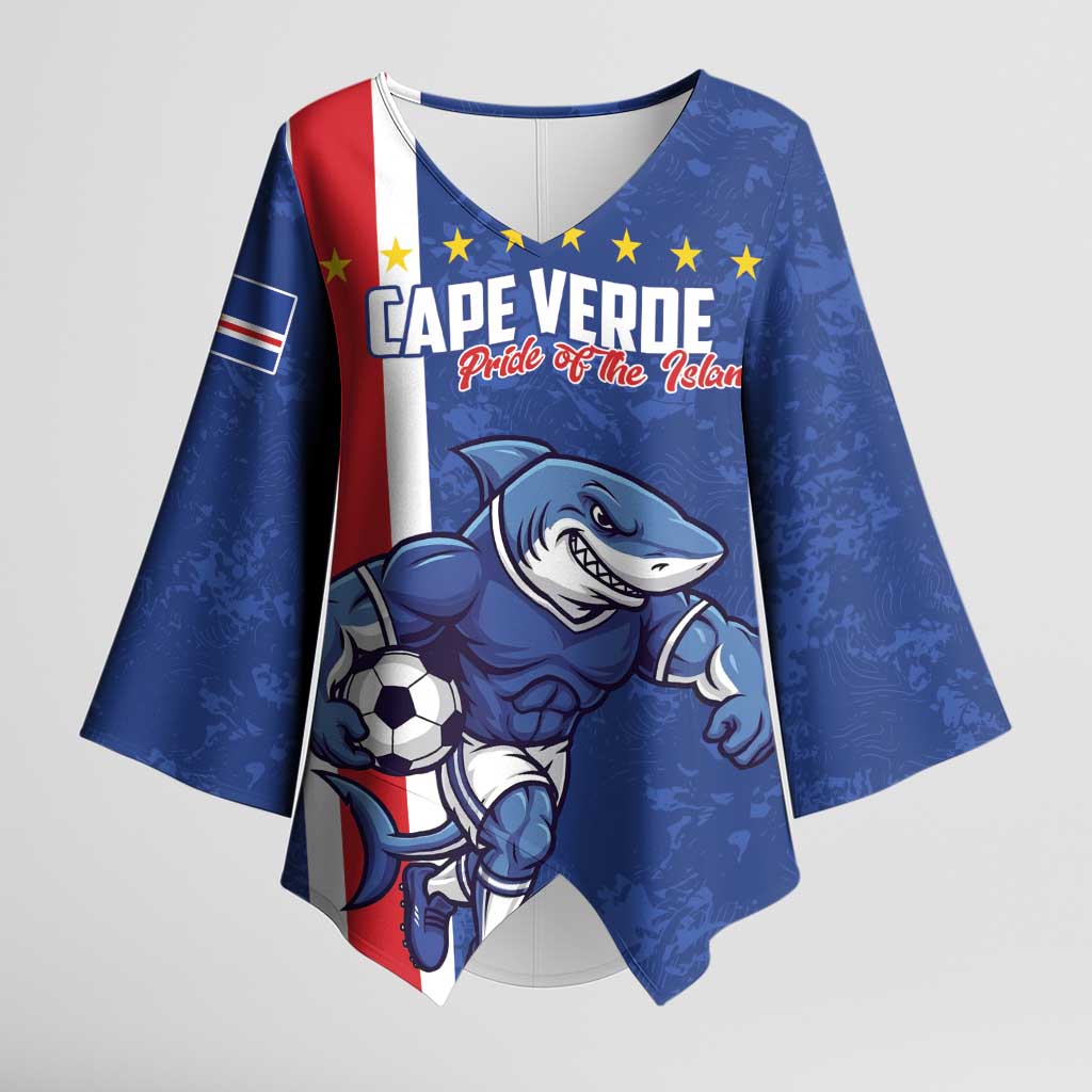 Cape Verde Pride Custom Kimono Sleeve Blouse The First Voyage Of Champions
