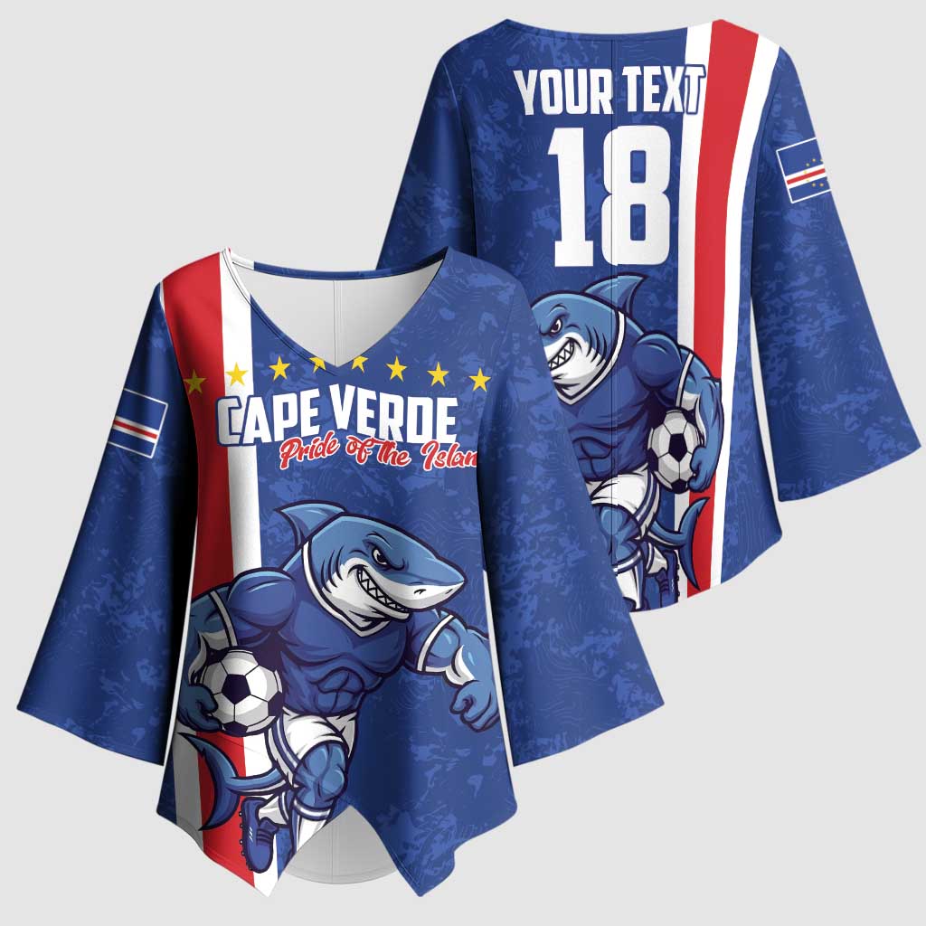Cape Verde Pride Custom Kimono Sleeve Blouse The First Voyage Of Champions
