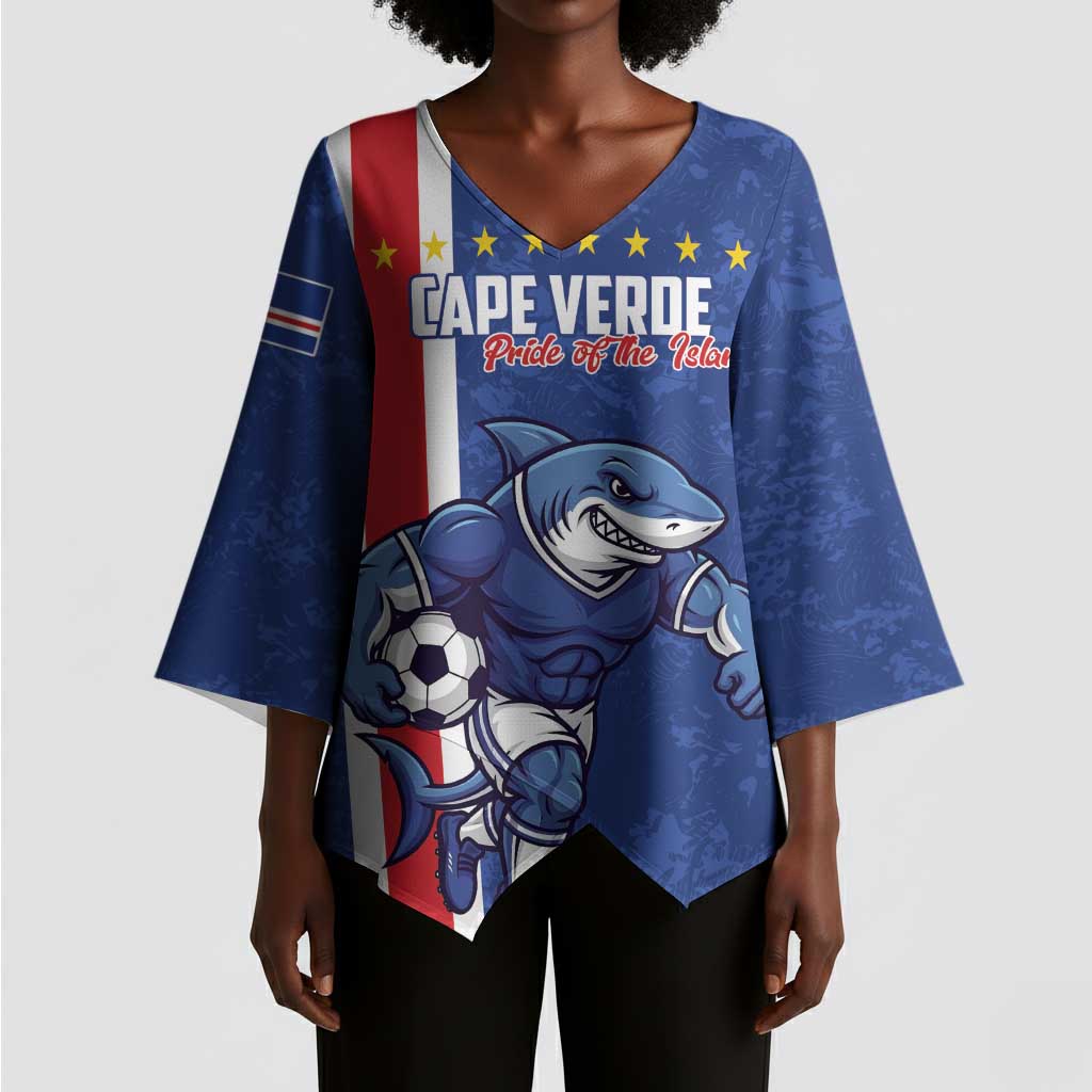 Cape Verde Pride Custom Kimono Sleeve Blouse The First Voyage Of Champions