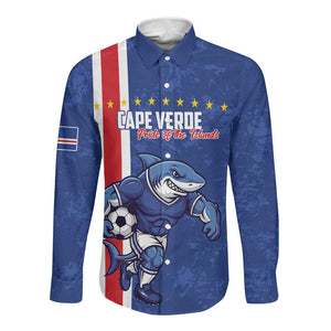 Cape Verde Pride Custom Long Sleeve Button Shirt The First Voyage Of Champions - African Pride