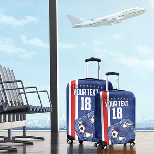 Cape Verde Pride Custom Luggage Cover The First Voyage Of Champions - African Pride