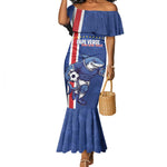 Cape Verde Pride Custom Mermaid Dress The First Voyage Of Champions - African Pride