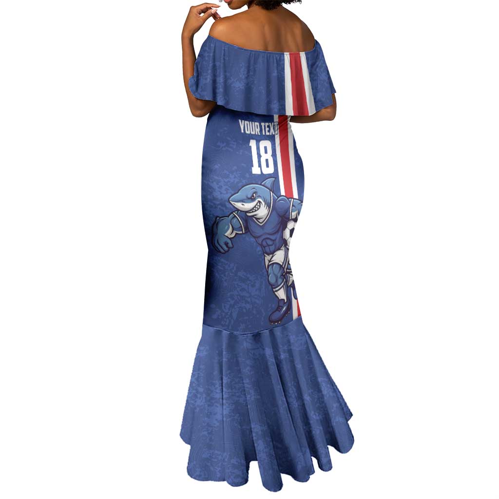 Cape Verde Pride Custom Mermaid Dress The First Voyage Of Champions - African Pride