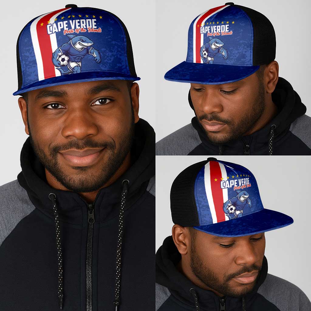 Cape Verde Pride Mesh Trucker Cap The First Voyage Of Champions - African Pride