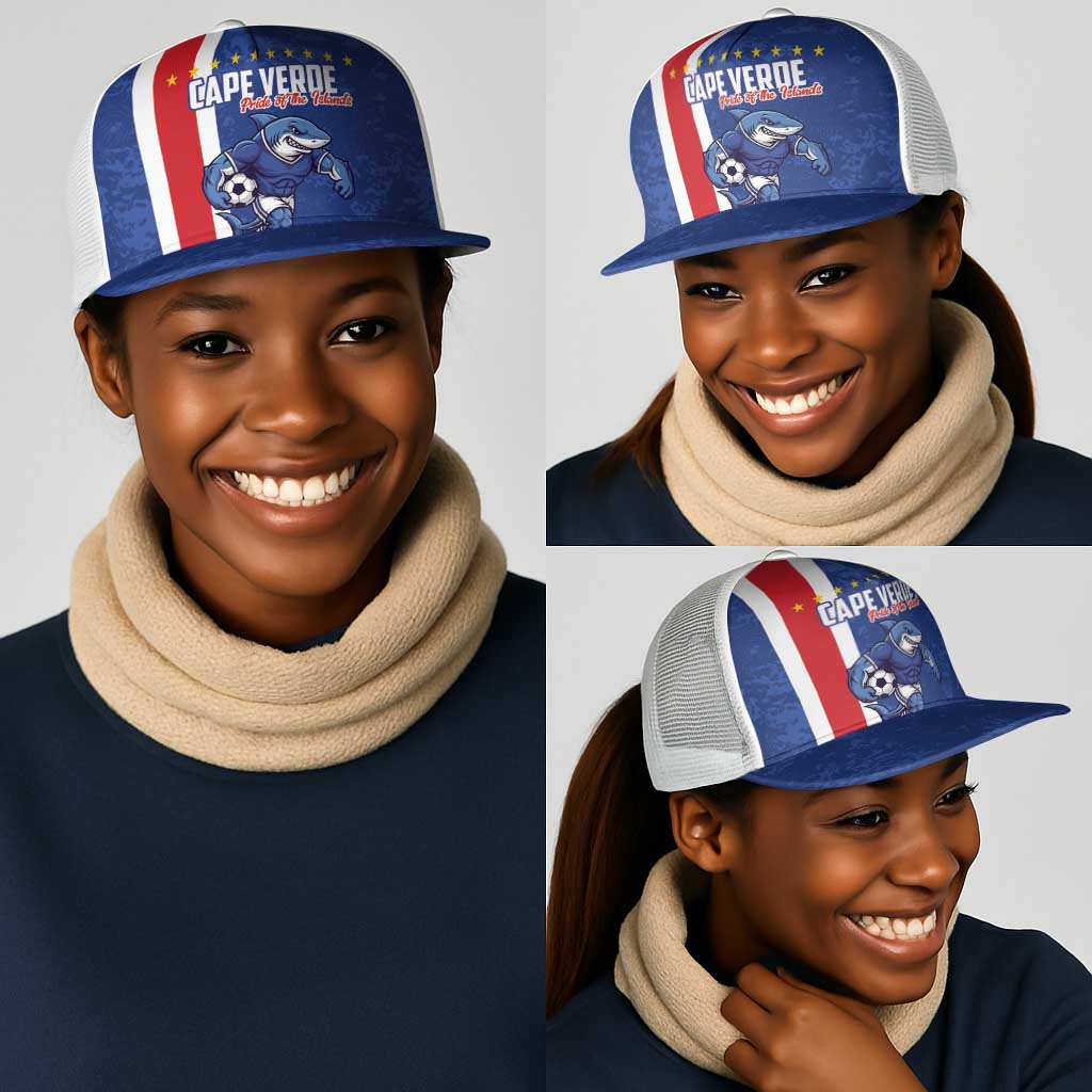 Cape Verde Pride Mesh Trucker Cap The First Voyage Of Champions - African Pride