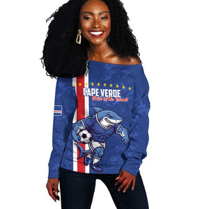 Cape Verde Pride Custom Off Shoulder Sweater The First Voyage Of Champions - African Pride
