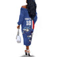 Cape Verde Pride Custom Off The Shoulder Long Sleeve Dress The First Voyage Of Champions - African Pride