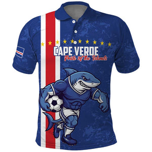 Cape Verde Pride Custom Polo Shirt The First Voyage Of Champions - African Pride