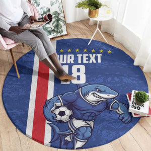Cape Verde Pride Custom Round Carpet The First Voyage Of Champions - African Pride