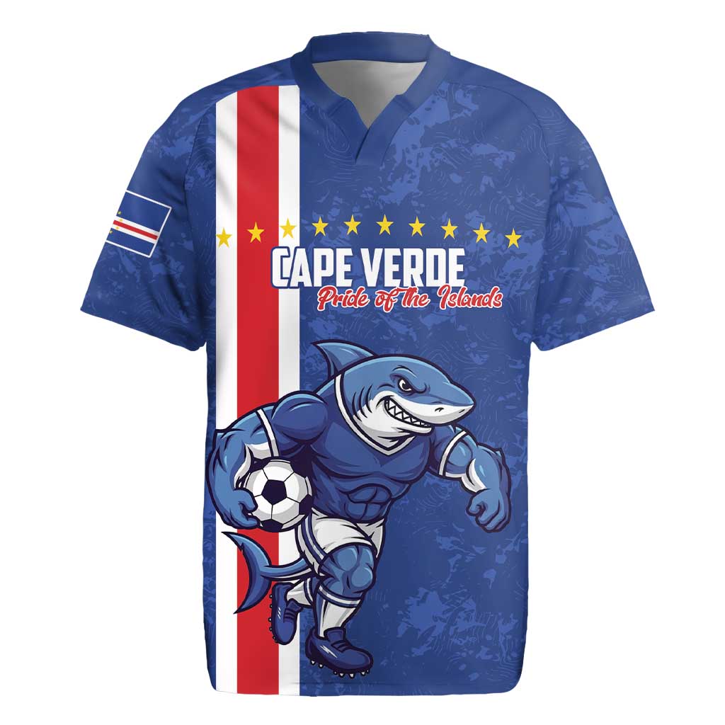Cape Verde Pride Custom Rugby Jersey The First Voyage Of Champions - African Pride