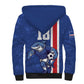 Cape Verde Pride Custom Sherpa Hoodie The First Voyage Of Champions - African Pride