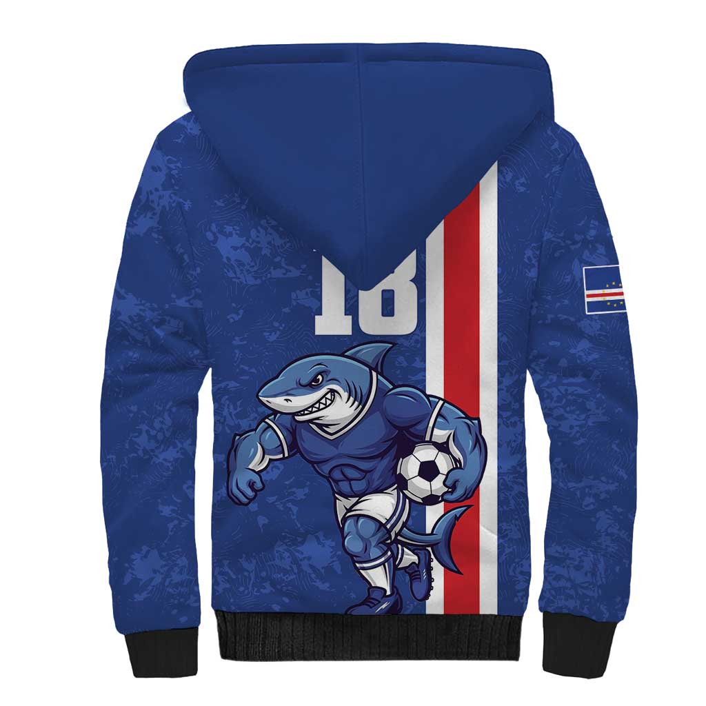 Cape Verde Pride Custom Sherpa Hoodie The First Voyage Of Champions - African Pride