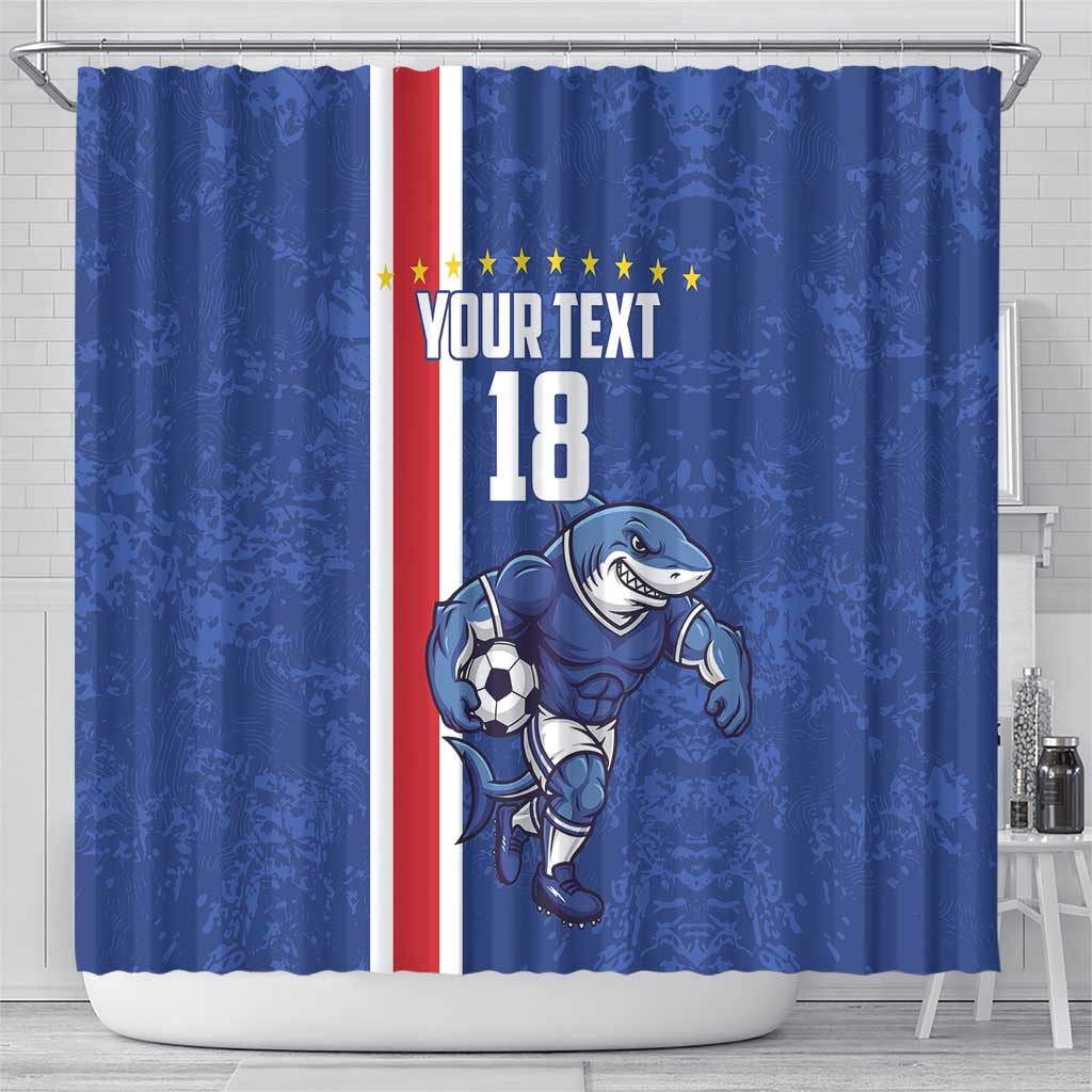 Cape Verde Pride Custom Shower Curtain The First Voyage Of Champions - African Pride