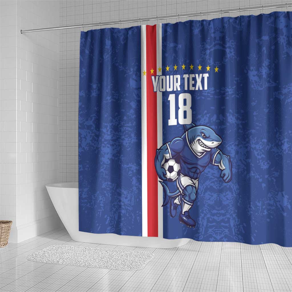 Cape Verde Pride Custom Shower Curtain The First Voyage Of Champions - African Pride