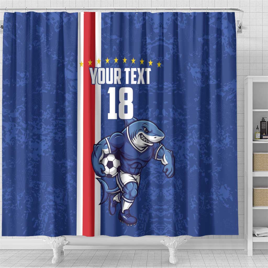Cape Verde Pride Custom Shower Curtain The First Voyage Of Champions - African Pride
