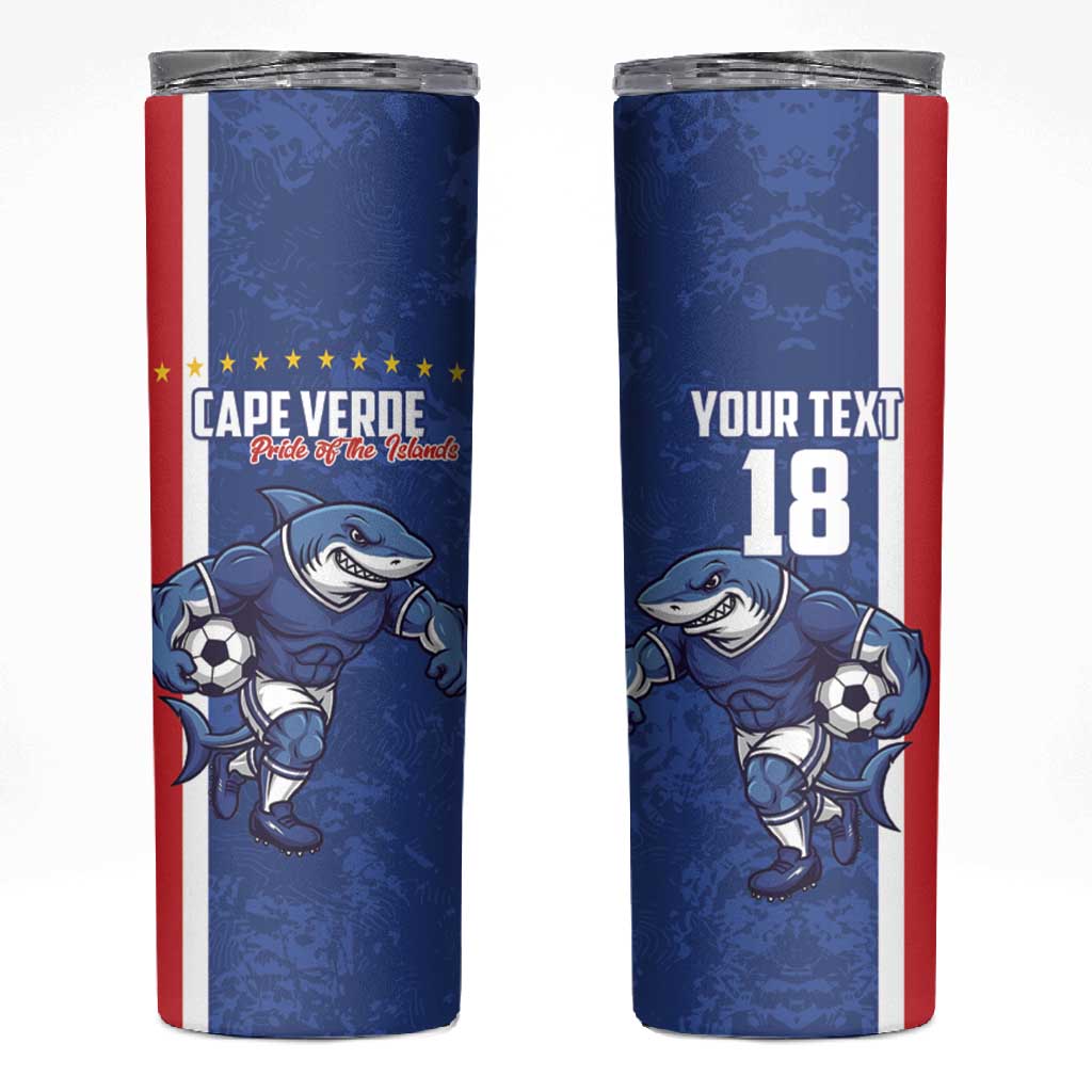 Cape Verde Pride Custom Skinny Tumbler The First Voyage Of Champions - African Pride