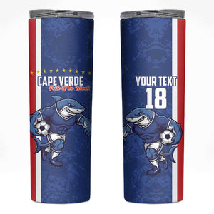 Cape Verde Pride Custom Skinny Tumbler The First Voyage Of Champions - African Pride