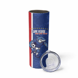 Cape Verde Pride Custom Skinny Tumbler The First Voyage Of Champions - African Pride