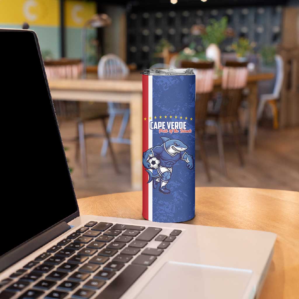 Cape Verde Pride Custom Skinny Tumbler The First Voyage Of Champions - African Pride