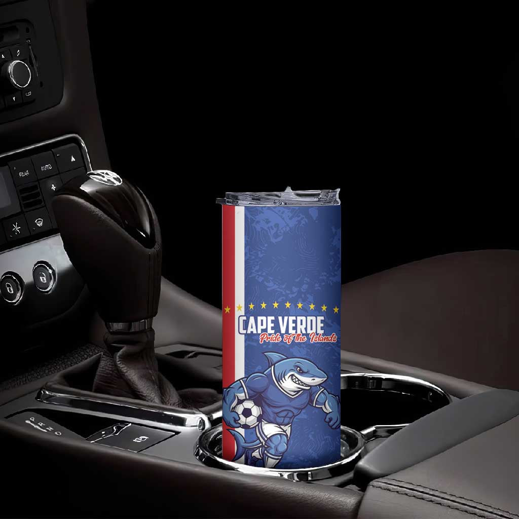 Cape Verde Pride Custom Skinny Tumbler The First Voyage Of Champions - African Pride