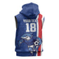 Cape Verde Pride Custom Sleeveless Hoodie The First Voyage Of Champions - African Pride