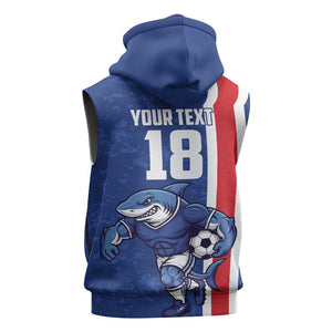 Cape Verde Pride Custom Sleeveless Hoodie The First Voyage Of Champions - African Pride