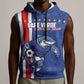 Cape Verde Pride Custom Sleeveless Hoodie The First Voyage Of Champions - African Pride