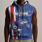Cape Verde Pride Custom Sleeveless Zip Hoodie The First Voyage Of Champions - African Pride