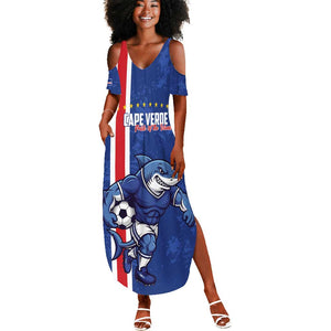 Cape Verde Pride Custom Summer Maxi Dress The First Voyage Of Champions - African Pride