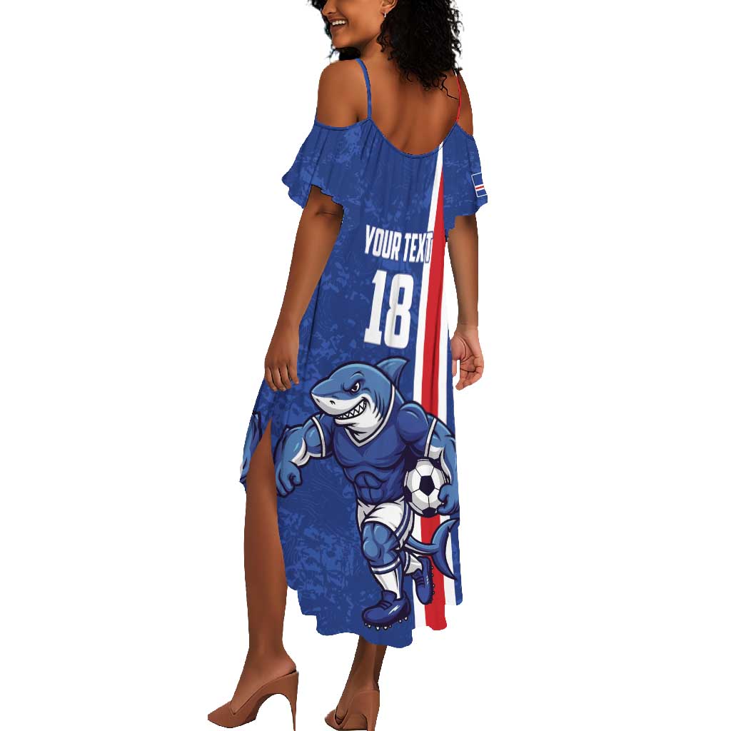 Cape Verde Pride Custom Summer Maxi Dress The First Voyage Of Champions - African Pride