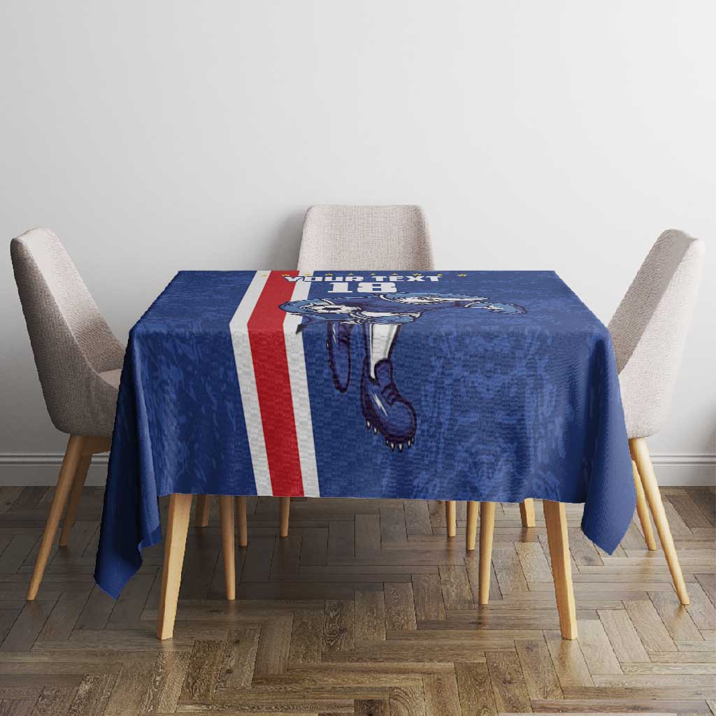 Cape Verde Pride Custom Tablecloth The First Voyage Of Champions - African Pride